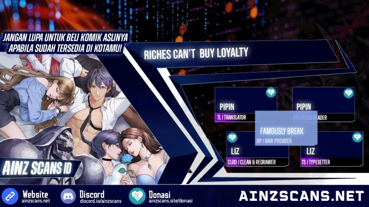Riches Can’t Buy Loyalty Chapter 06 Gambar 1