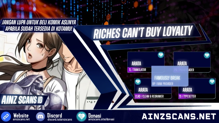 Riches Can’t Buy Loyalty Chapter 17 Gambar 1