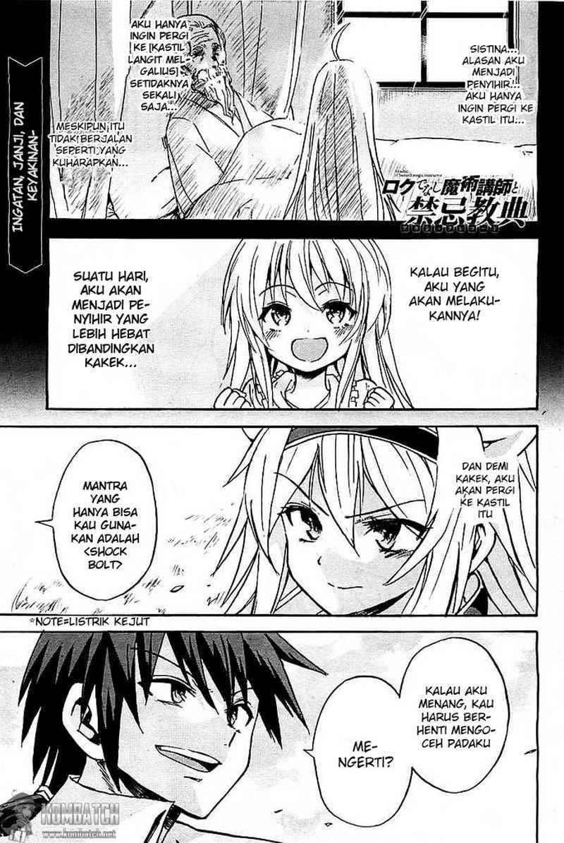 Roku de Nashi Majutsu Koushi to Kinki Kyouten Chapter 02 Gambar 2