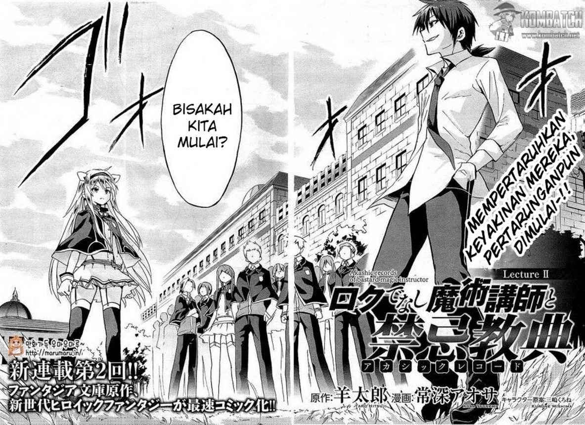 Roku de Nashi Majutsu Koushi to Kinki Kyouten Chapter 02 Gambar 3