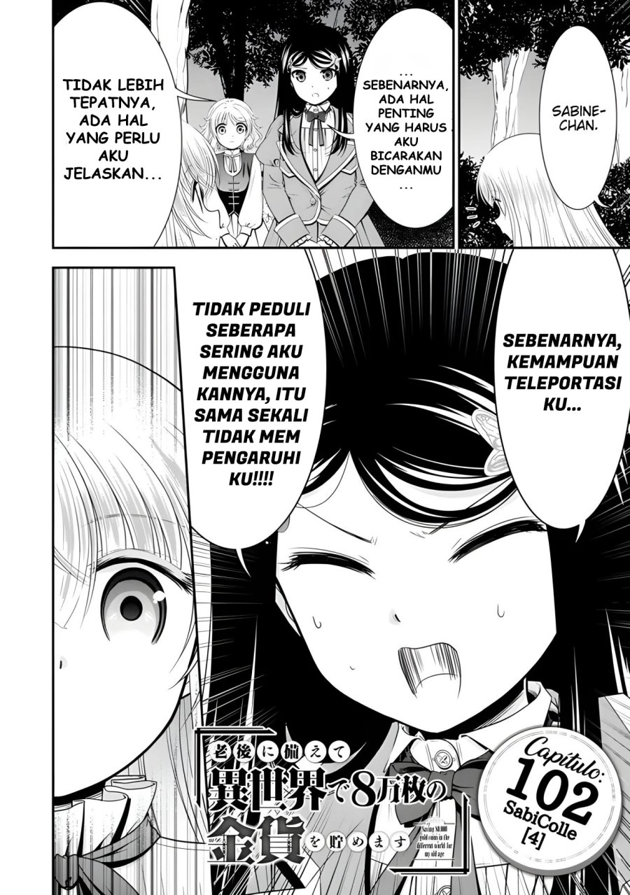 Rougo ni Sonaete Isekai de 8 man-mai no Kinka o Tamemasu Chapter 102 Gambar 2