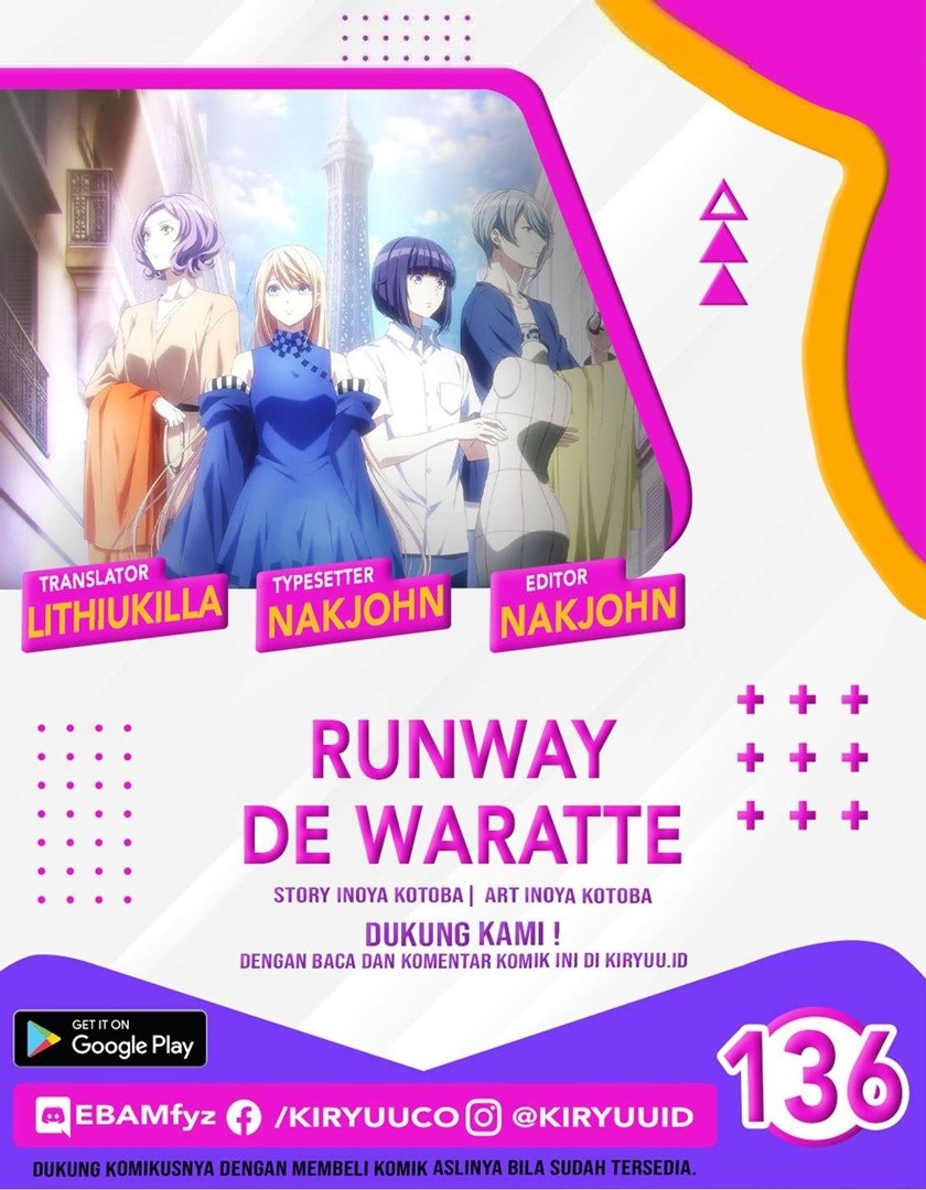 Runway de Waratte Chapter 136 Gambar 1