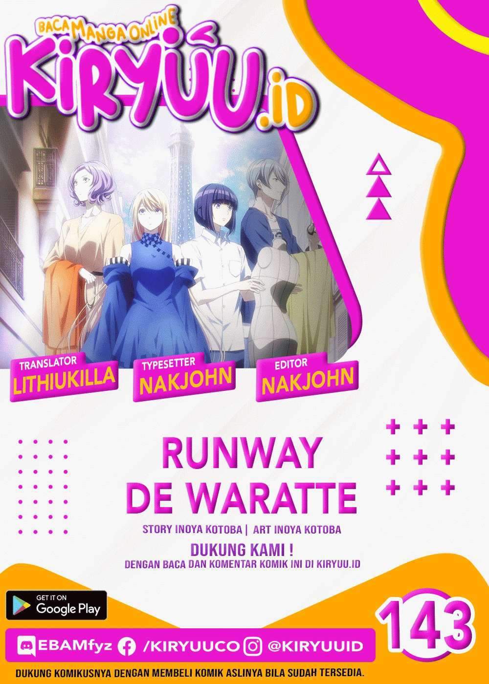 Runway de Waratte Chapter 143 Gambar 1