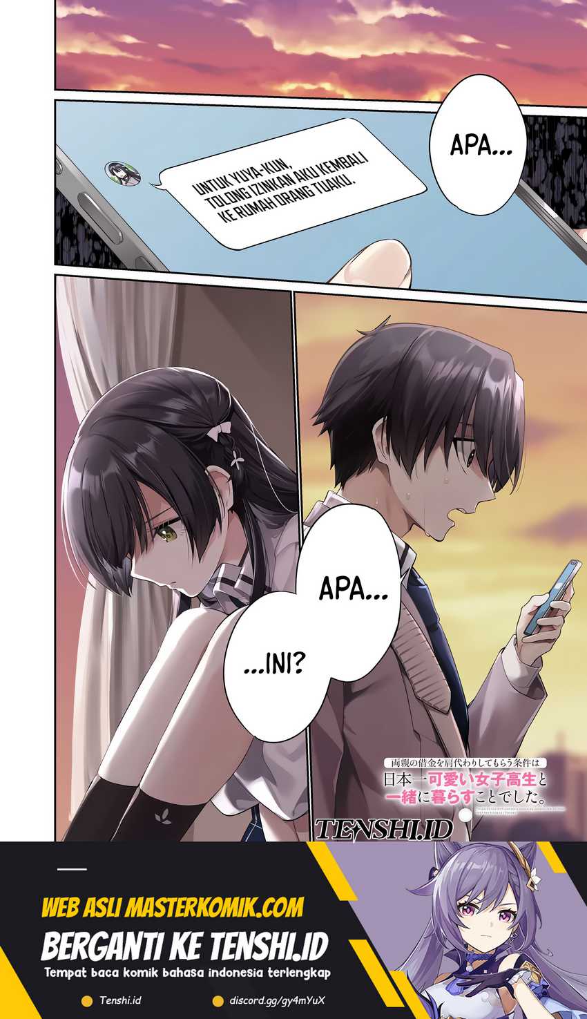 Ryoushin no Shakkin wo Katagawari Shite Morau Jouken wa Nihon’ichi Kawaii Joshikousei to Issho ni Kurasu Koto Deshita Chapter 33 Gambar 2