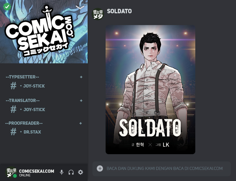 SOLDATO Chapter 01 Gambar 1