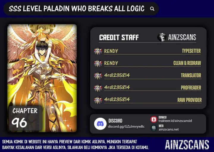 SSS-Level Paladin Who Breaks All Logic Chapter 96 Gambar 1