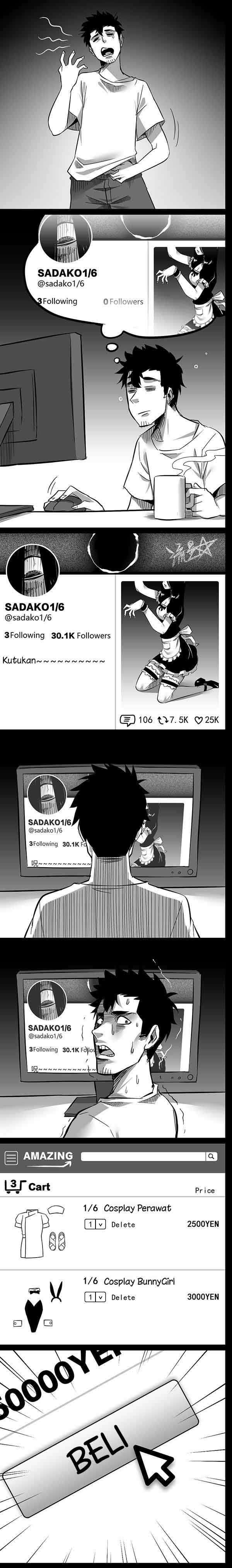 Sadako in My Home Chapter 01 Gambar 16