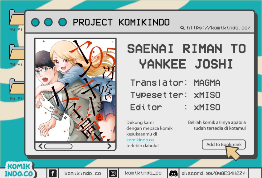 Saenai Riman to Yankee Joshi Kousei Chapter 02 Gambar 1