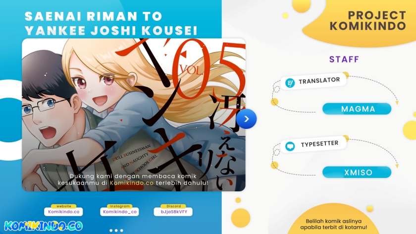 Saenai Riman to Yankee Joshi Kousei Chapter 09 Gambar 1