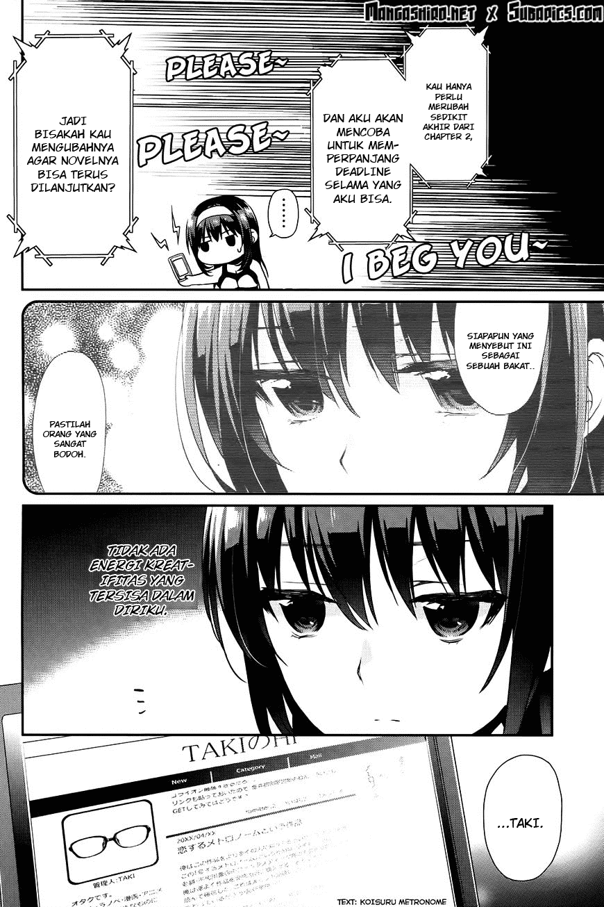 Saenai Heroine no Sodatekata: Koisuru Metronome Chapter 09 Gambar 11