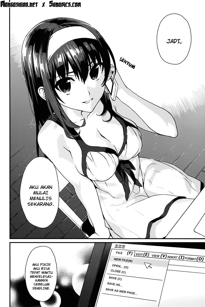 Saenai Heroine no Sodatekata: Koisuru Metronome Chapter 09 Gambar 19