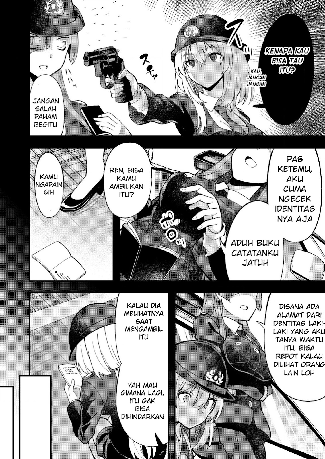 Sagishi to Keisatsukan no Rennai Kyori Chapter 07.1 Gambar 7