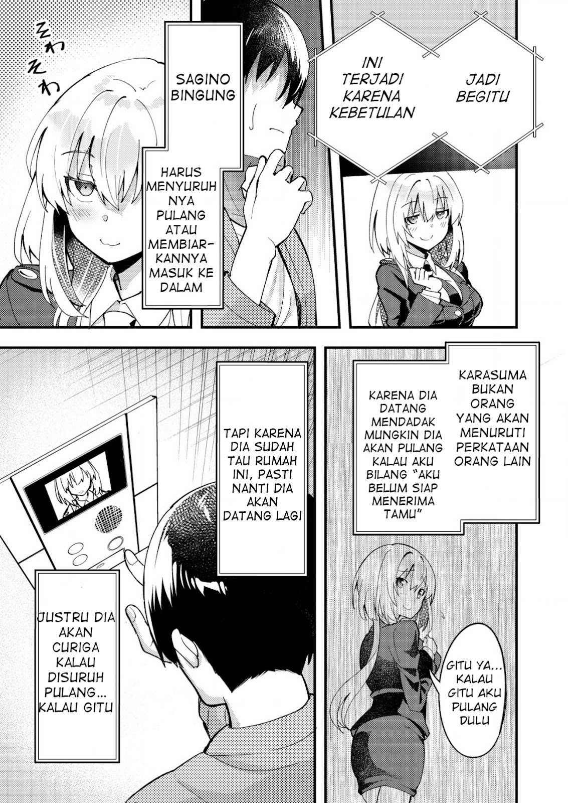 Sagishi to Keisatsukan no Rennai Kyori Chapter 07.1 Gambar 8