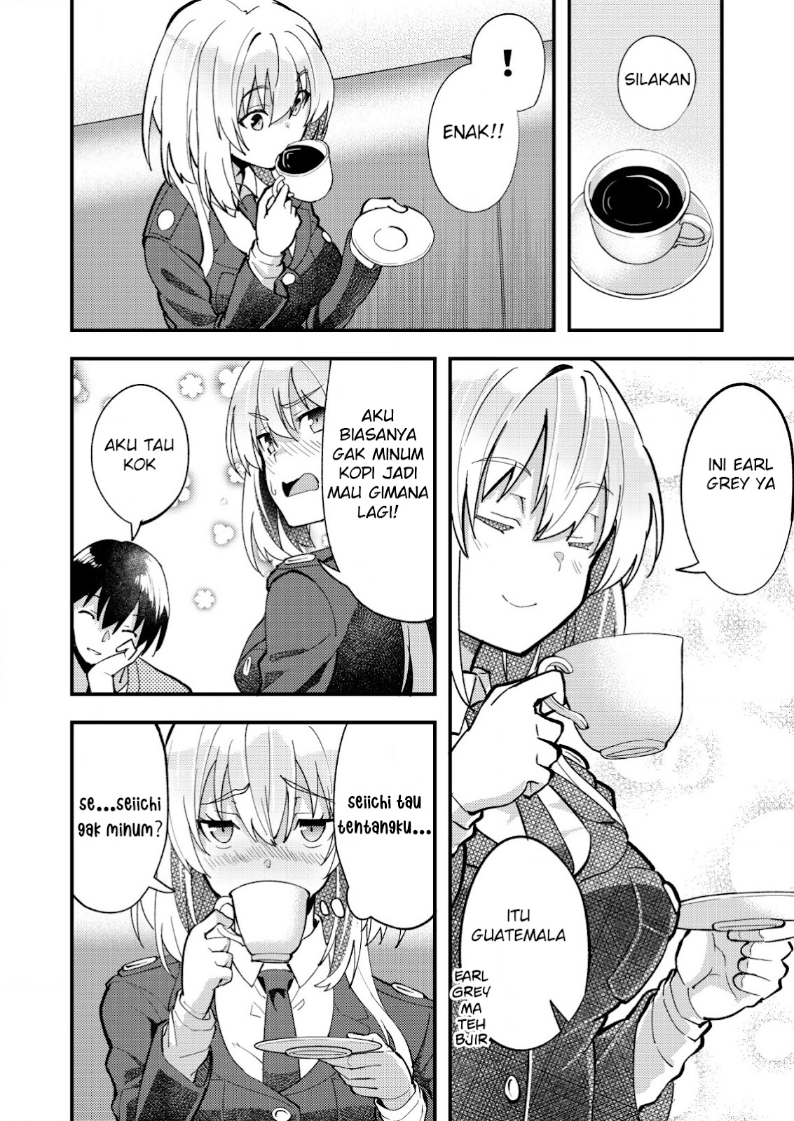 Sagishi to Keisatsukan no Rennai Kyori Chapter 07.1 Gambar 11