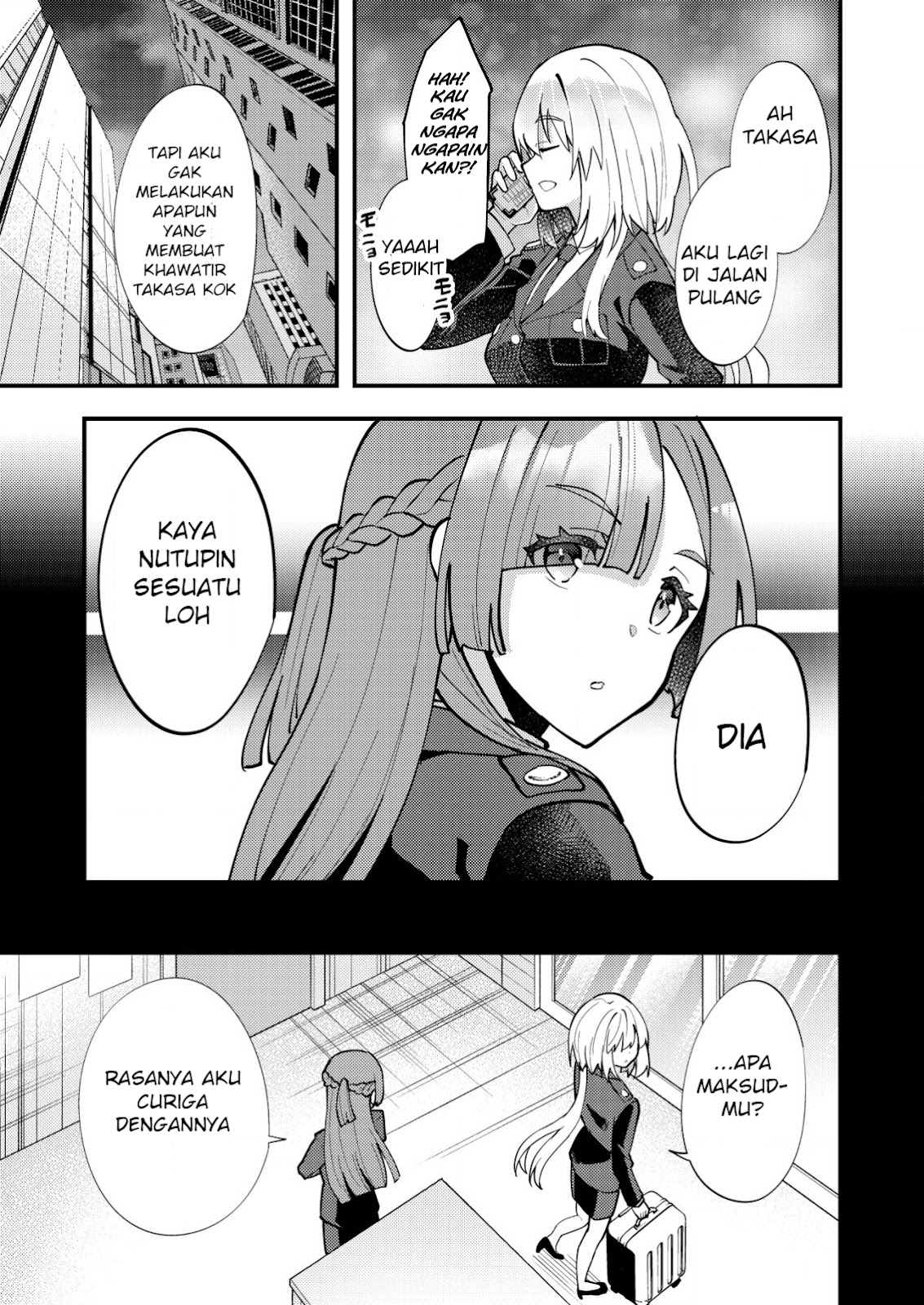 Sagishi to Keisatsukan no Rennai Kyori Chapter 08.2 Gambar 8