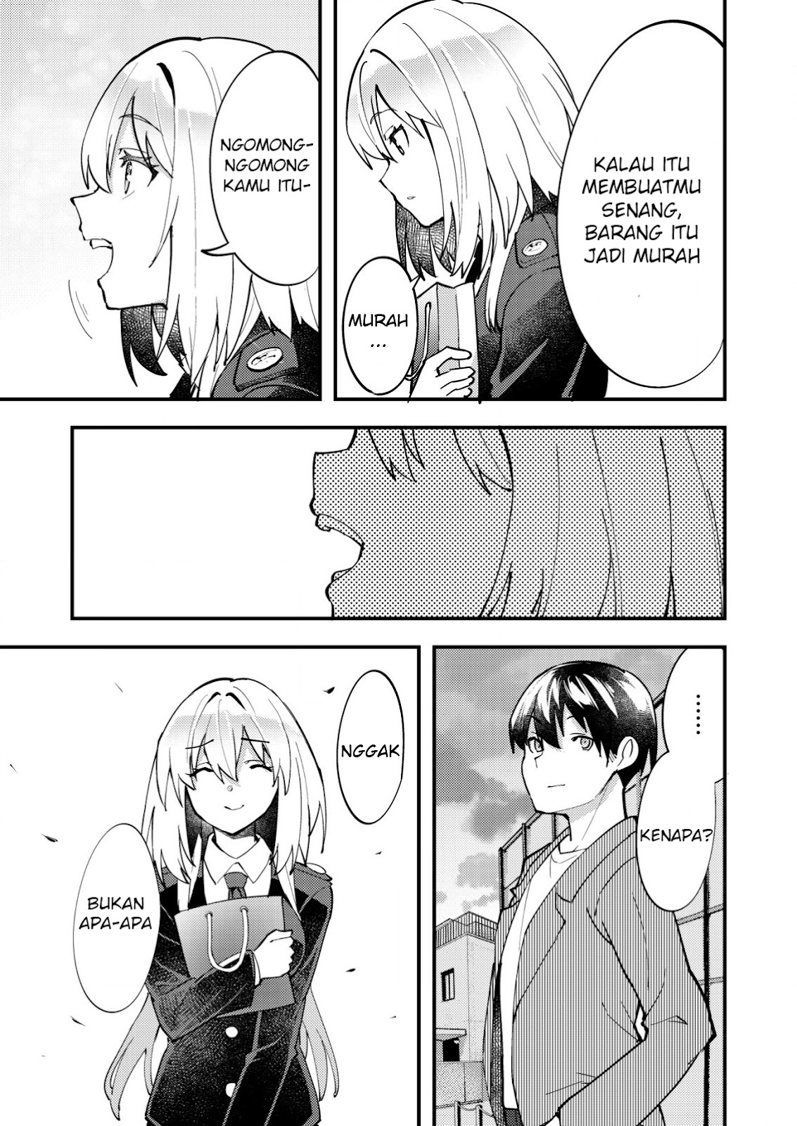 Sagishi to Keisatsukan no Rennai Kyori Chapter 09.2 Gambar 3
