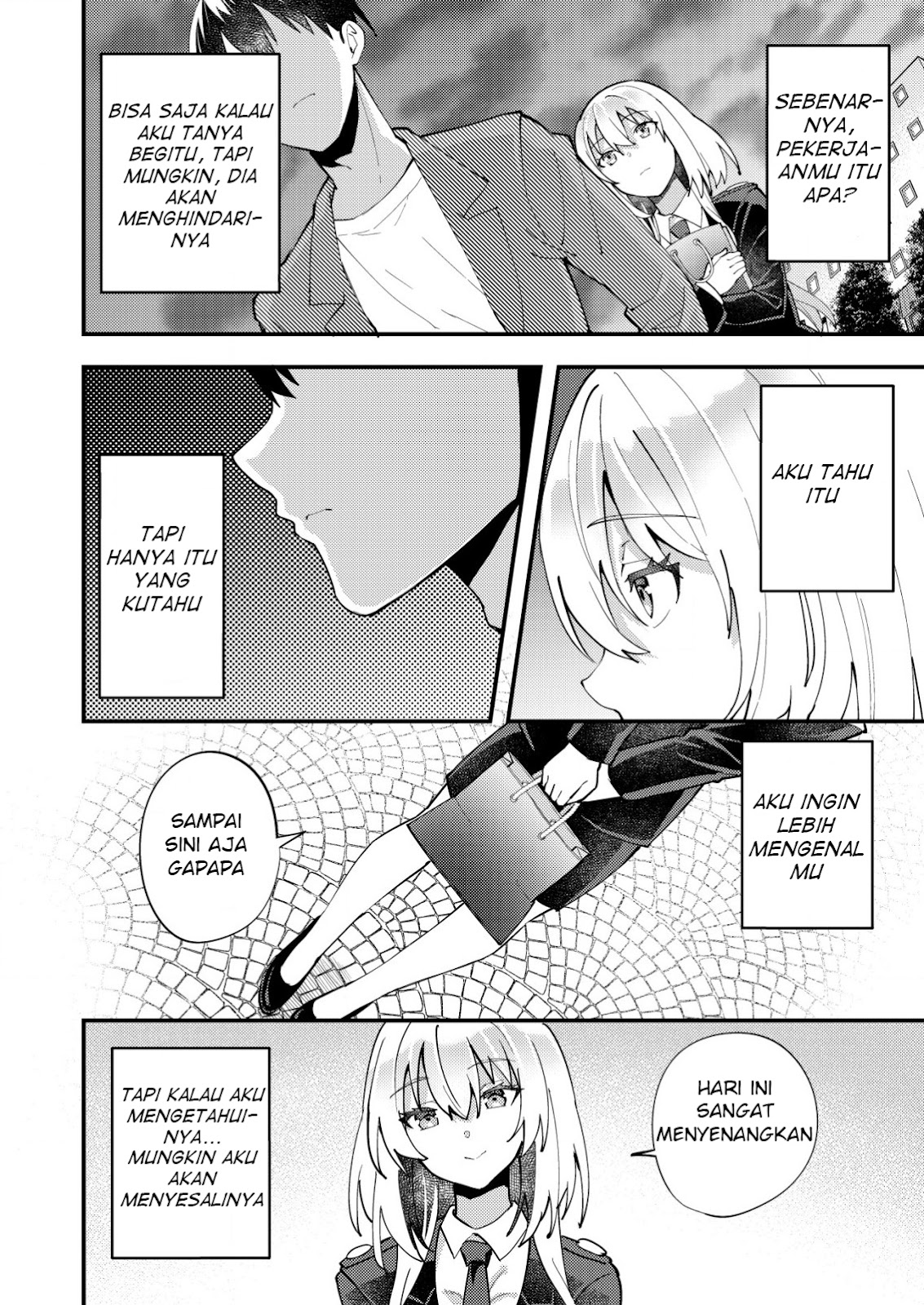 Sagishi to Keisatsukan no Rennai Kyori Chapter 09.2 Gambar 4