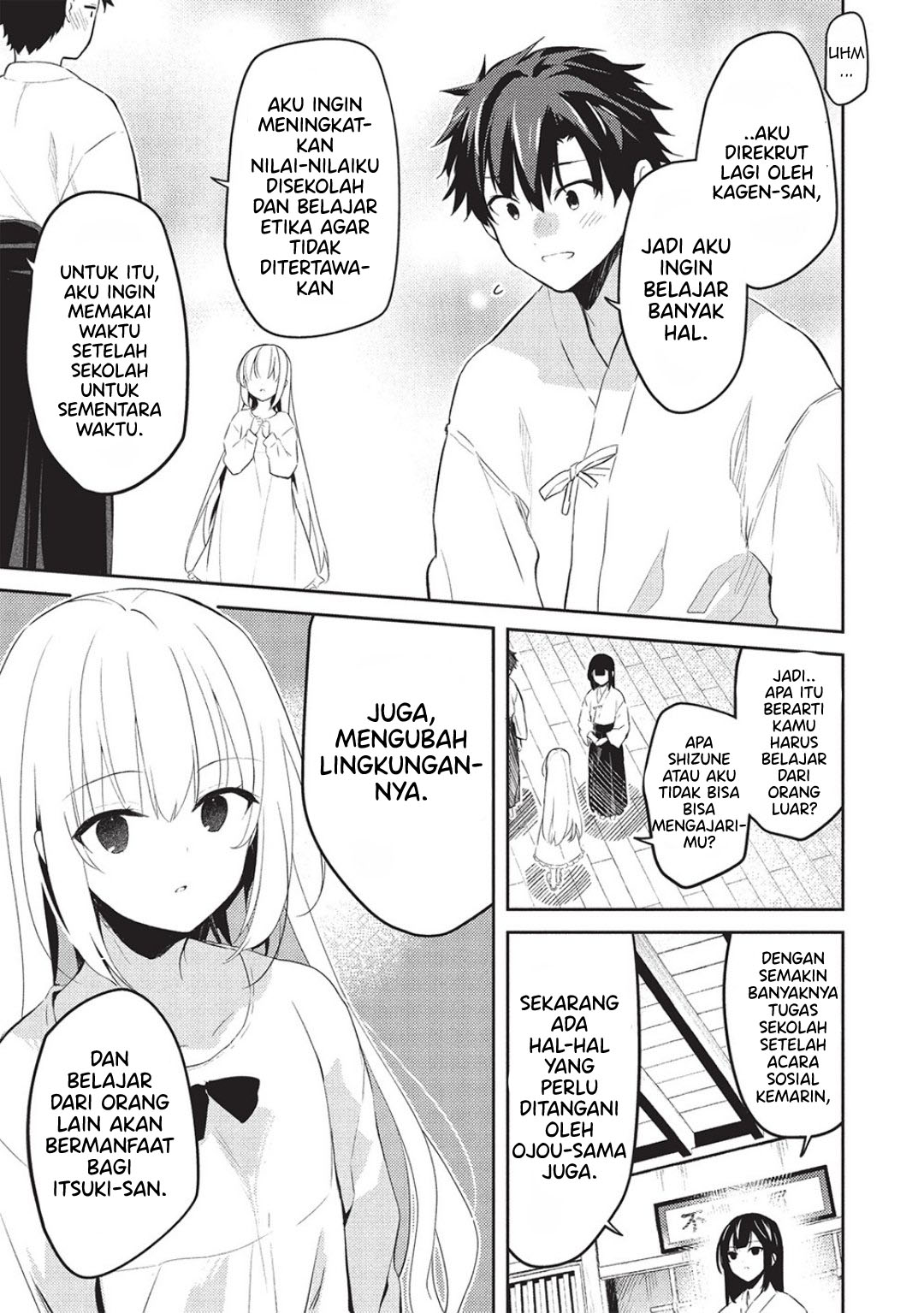 Saijo no Osewa ~Takane no Hana Darakena Meimon Kou de, Gakuin Ichi no Ojou-sama (Seikatsu Noryoku Kaimu) o Kagenagara Osewa suru Koto ni Narimashita~ Chapter 25 Gambar 10