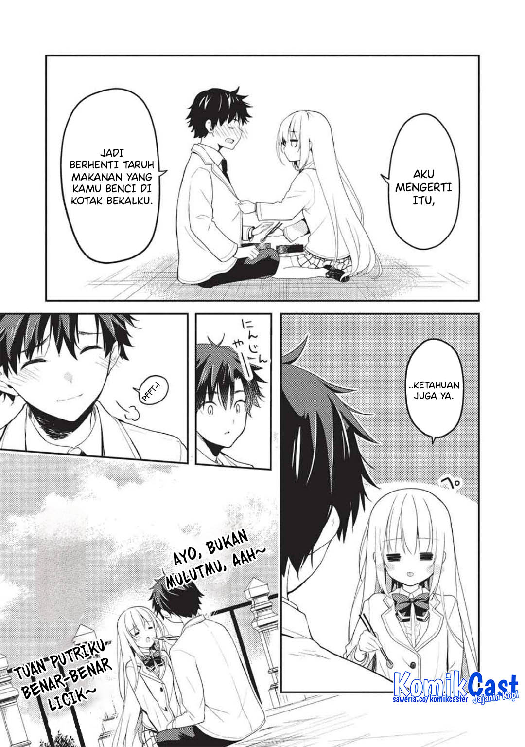 Saijo no Osewa ~Takane no Hana Darakena Meimon Kou de, Gakuin Ichi no Ojou-sama (Seikatsu Noryoku Kaimu) o Kagenagara Osewa suru Koto ni Narimashita~ Chapter 27 Gambar 30