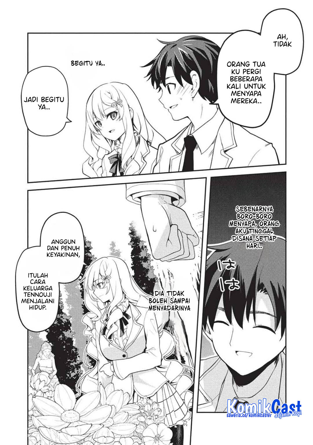 Saijo no Osewa ~Takane no Hana Darakena Meimon Kou de, Gakuin Ichi no Ojou-sama (Seikatsu Noryoku Kaimu) o Kagenagara Osewa suru Koto ni Narimashita~ Chapter 28 Gambar 3