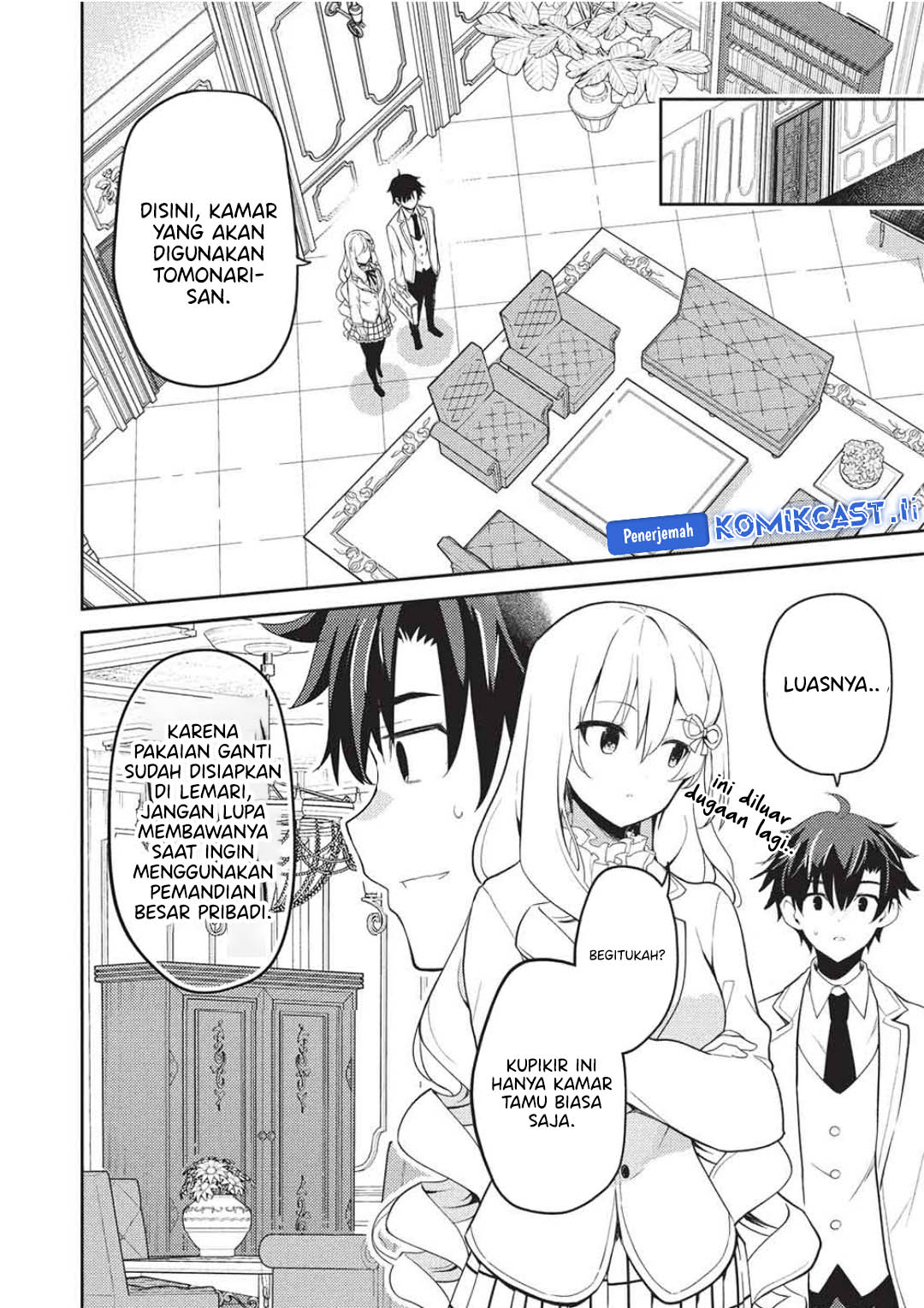Saijo no Osewa ~Takane no Hana Darakena Meimon Kou de, Gakuin Ichi no Ojou-sama (Seikatsu Noryoku Kaimu) o Kagenagara Osewa suru Koto ni Narimashita~ Chapter 28 Gambar 25
