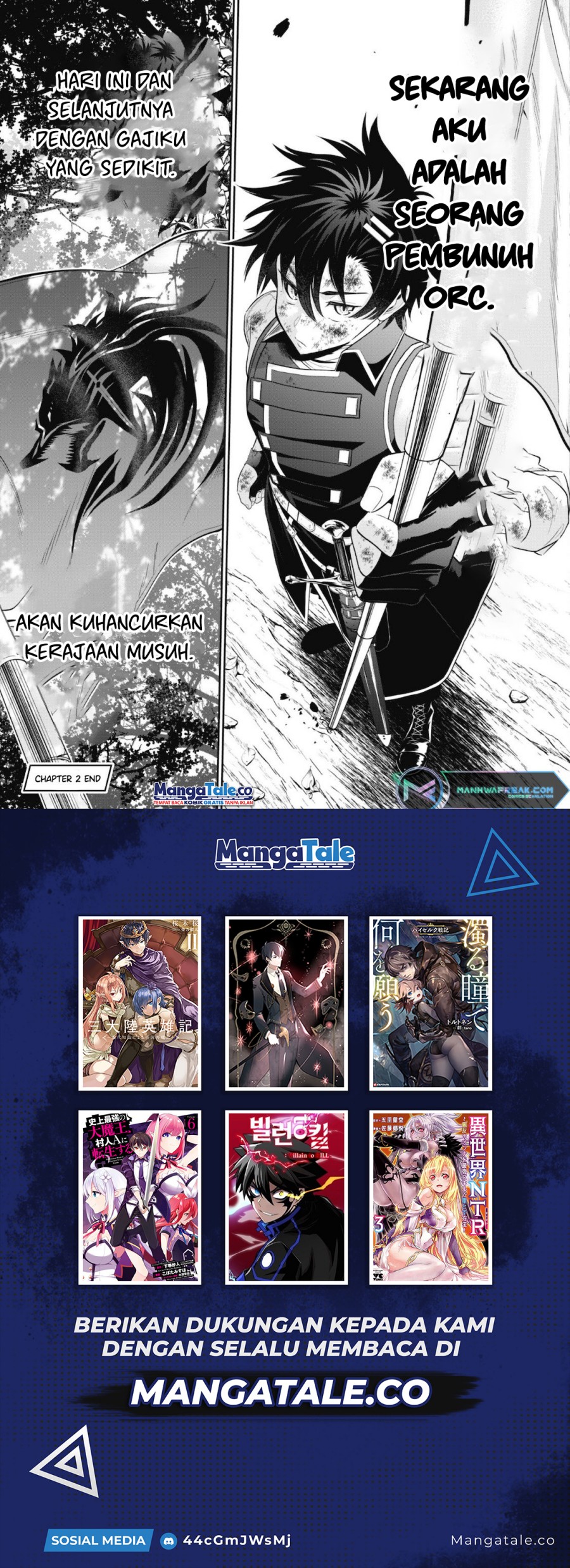 Saikyou Kenshi, Saiteihen Kishidan de Funsenchuu ~Orc wo Chi no Hate Made Oitsumete Zettai ni Shimatsu suru dake no Kantan? Nao Shigotodesu~ Chapter 02 Gambar 27