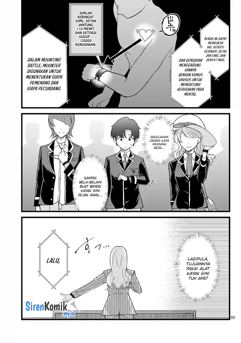 Saikyou ni Uzai Kanojo no, Asu kara Tsukaeru Mount Lesson Chapter 01 Gambar 33