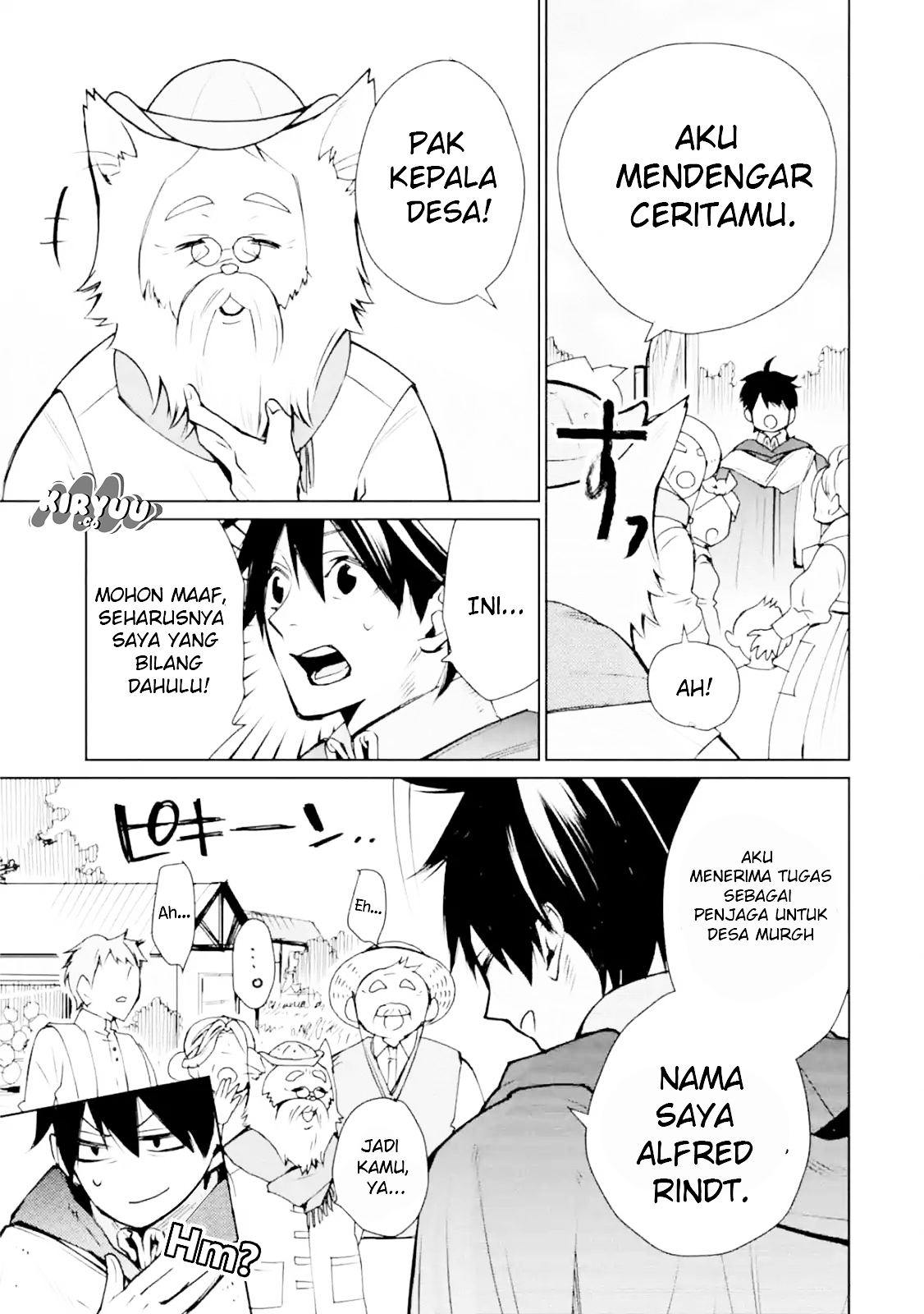 Saikyou no Madoshi. Hisa ni Ya wo Ukete Shimatta no de Inaka no Eihei ni Naru Chapter 02.1 Gambar 7