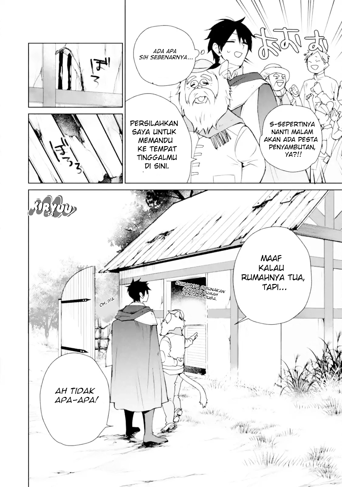 Saikyou no Madoshi. Hisa ni Ya wo Ukete Shimatta no de Inaka no Eihei ni Naru Chapter 02.1 Gambar 9