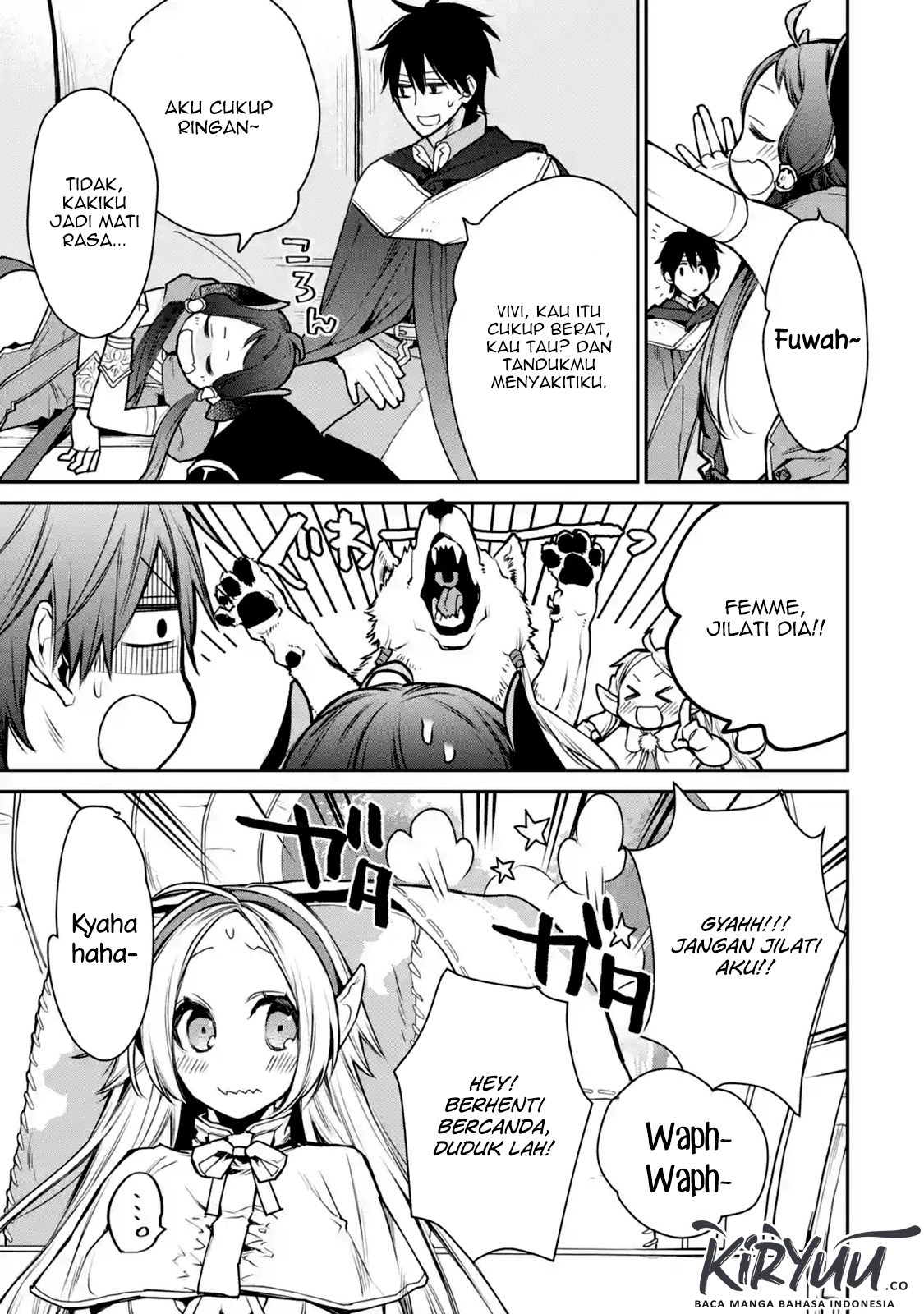 Saikyou no Madoshi. Hisa ni Ya wo Ukete Shimatta no de Inaka no Eihei ni Naru Chapter 08.1 Gambar 6