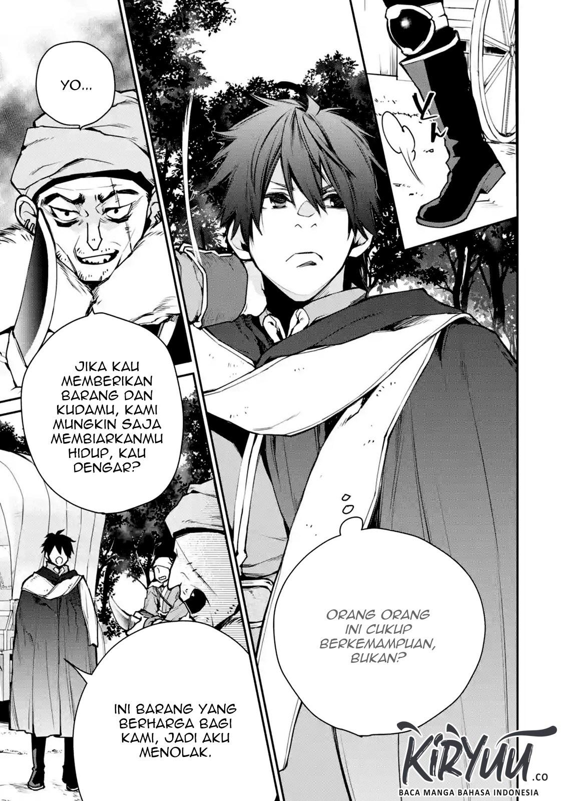 Saikyou no Madoshi. Hisa ni Ya wo Ukete Shimatta no de Inaka no Eihei ni Naru Chapter 08.1 Gambar 11