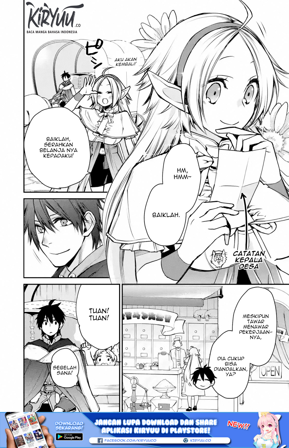 Saikyou no Madoshi. Hisa ni Ya wo Ukete Shimatta no de Inaka no Eihei ni Naru Chapter 09.2 Gambar 11