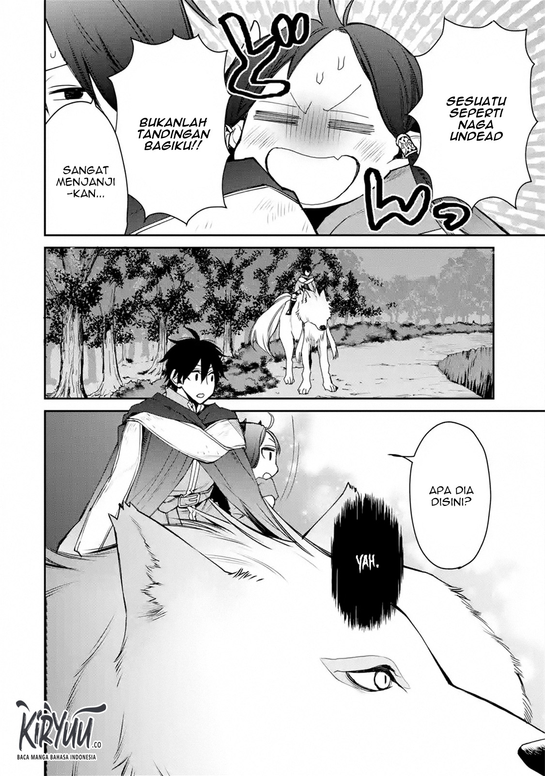 Saikyou no Madoshi. Hisa ni Ya wo Ukete Shimatta no de Inaka no Eihei ni Naru Chapter 12.1 Gambar 6
