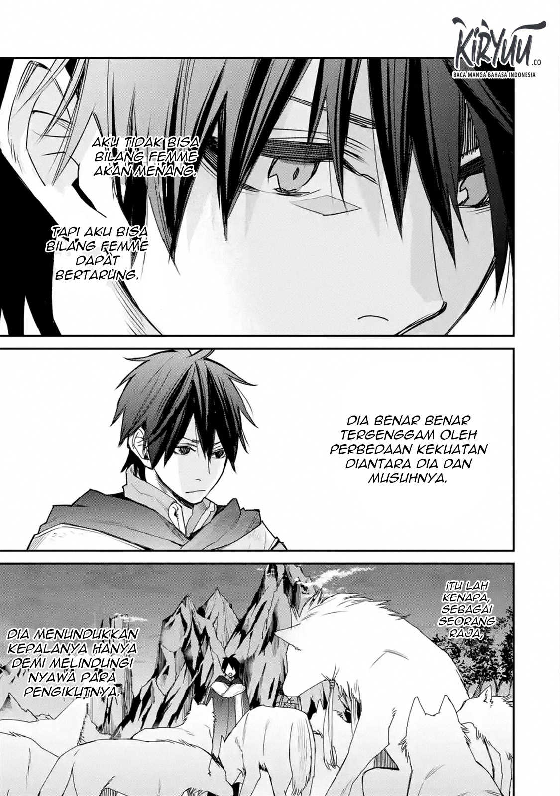Saikyou no Madoshi. Hisa ni Ya wo Ukete Shimatta no de Inaka no Eihei ni Naru Chapter 12.1 Gambar 13