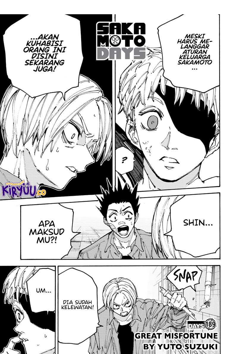 Sakamoto Days Chapter 189 Gambar 2