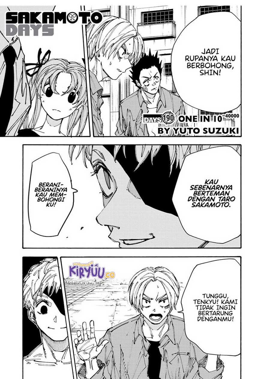 Sakamoto Days Chapter 190 Gambar 2