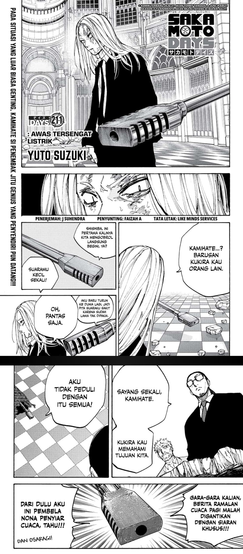 Sakamoto Days Chapter 211 Gambar 1