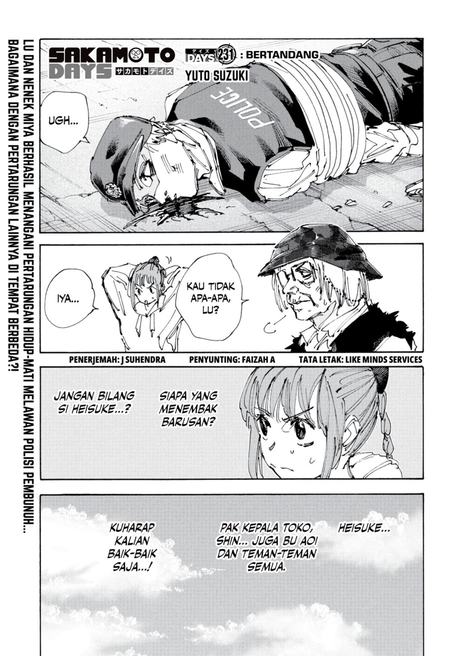 Sakamoto Days Chapter 231 Gambar 1