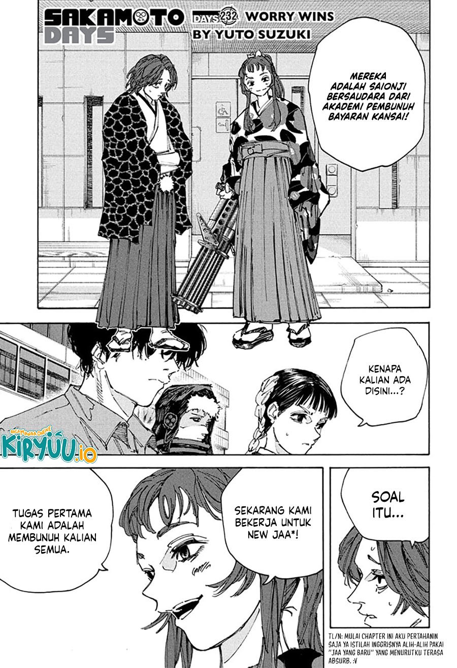 Sakamoto Days Chapter 232 Gambar 2