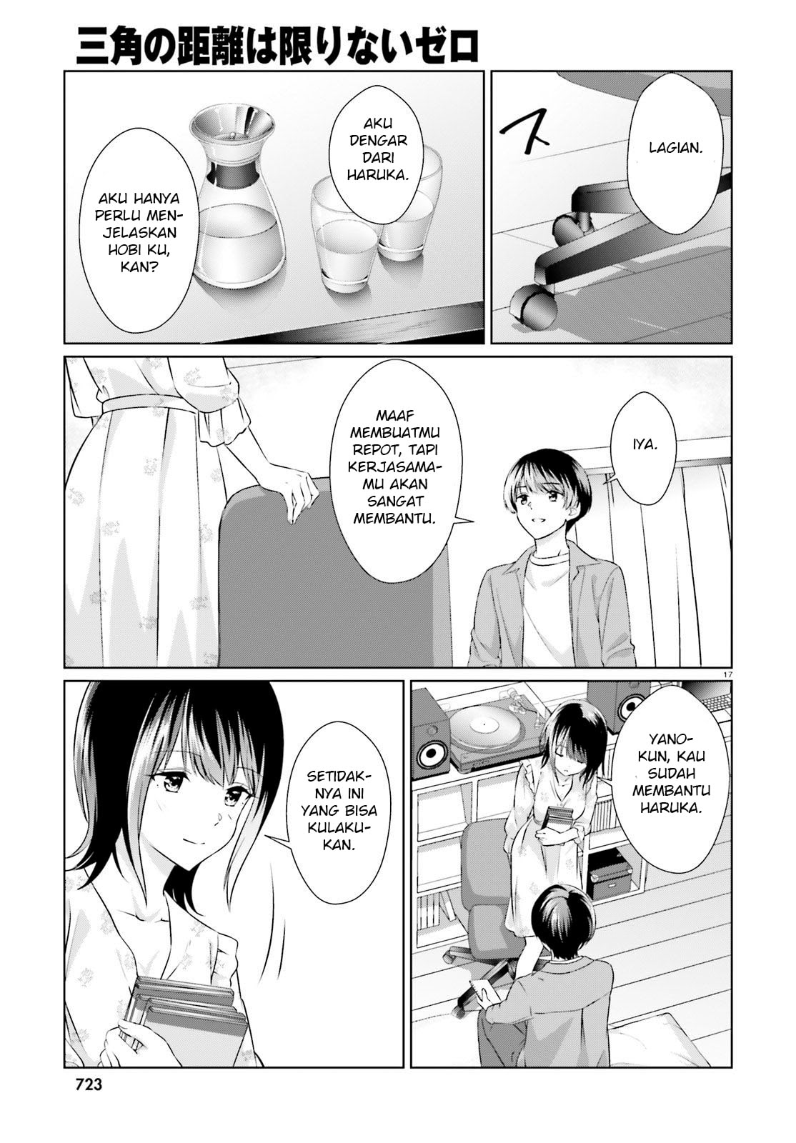 Sankaku no Kyori wa Kagiri nai Zero Chapter 06 Gambar 17
