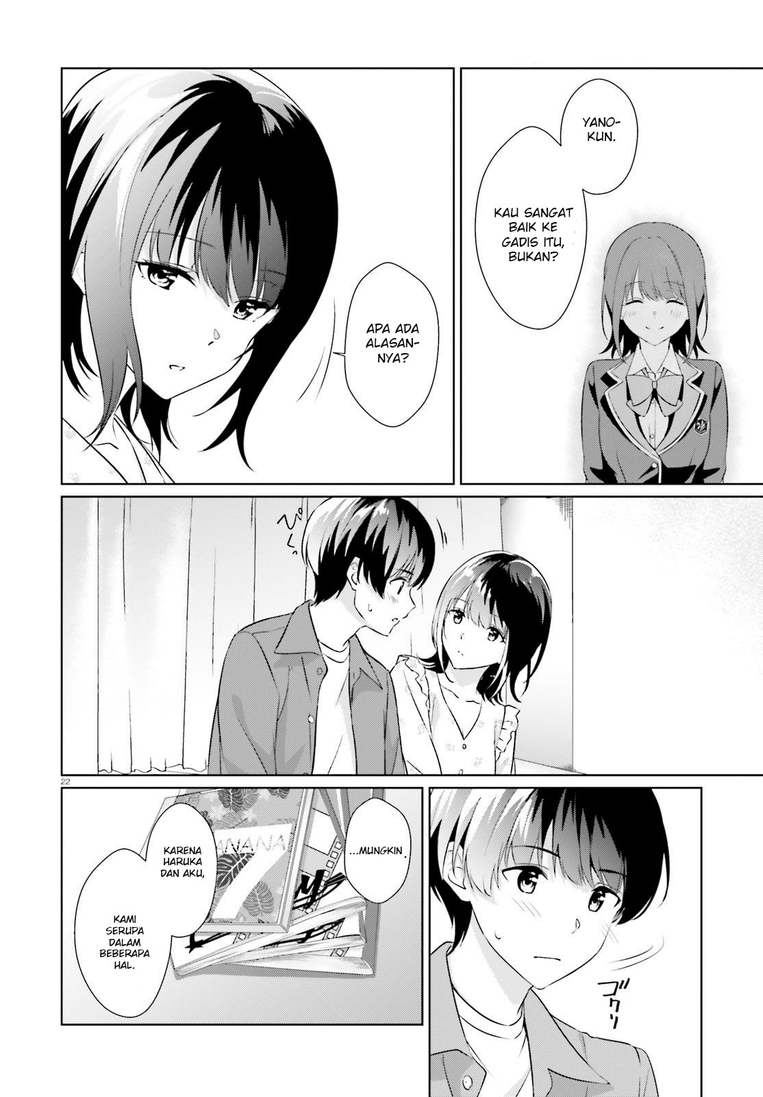 Sankaku no Kyori wa Kagiri nai Zero Chapter 06 Gambar 22