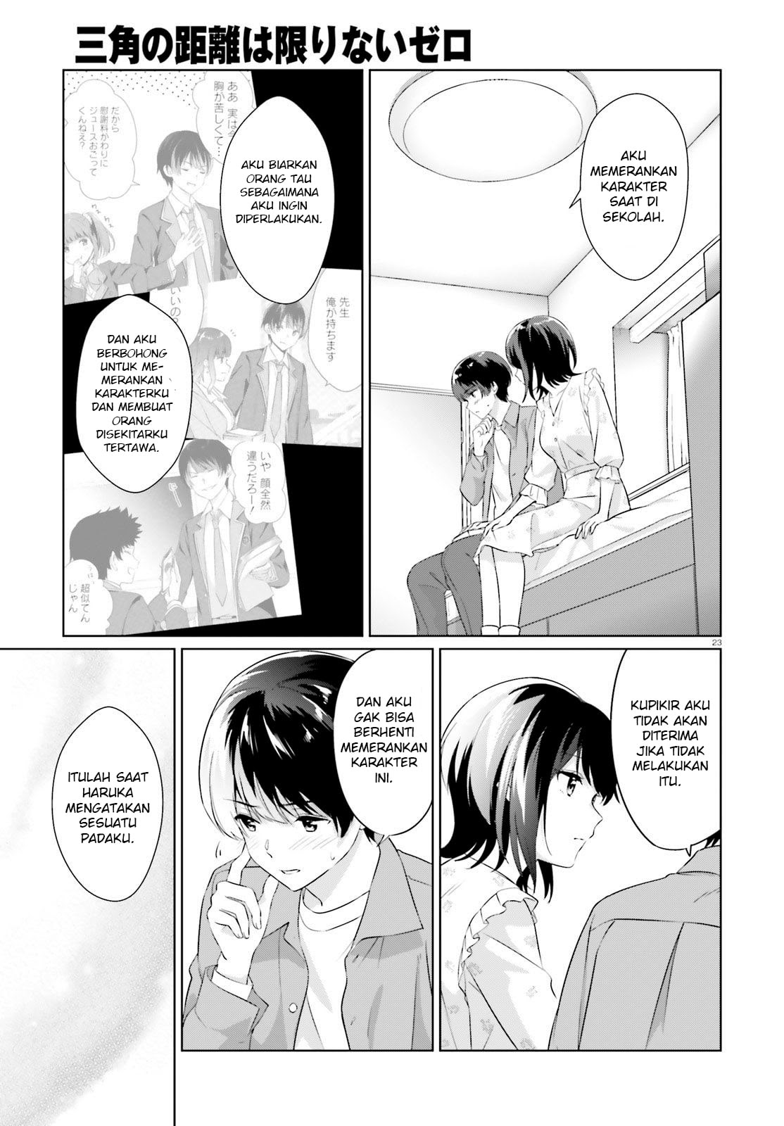 Sankaku no Kyori wa Kagiri nai Zero Chapter 06 Gambar 23