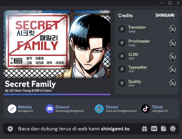 Secret Family Chapter 27 Gambar 1