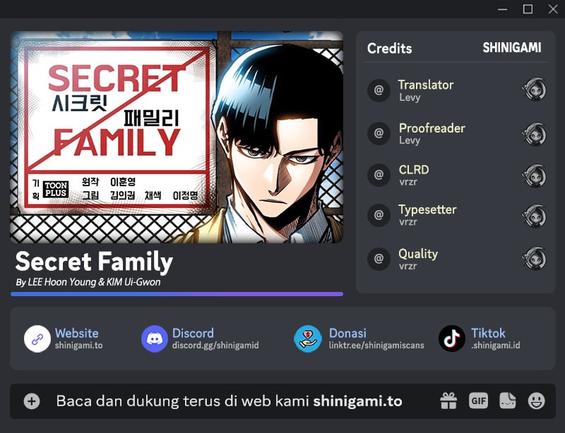 Secret Family Chapter 33 Gambar 1
