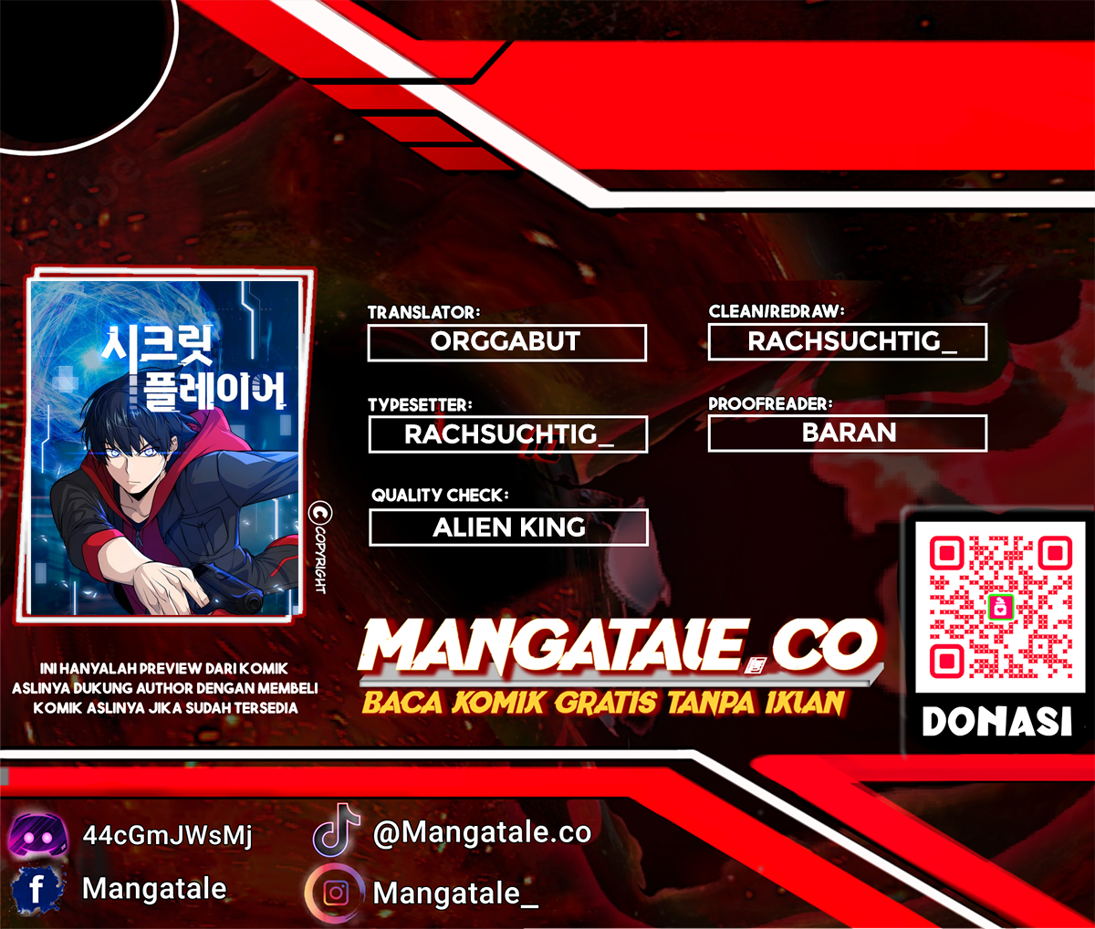 Secret Player Chapter 20 Gambar 1