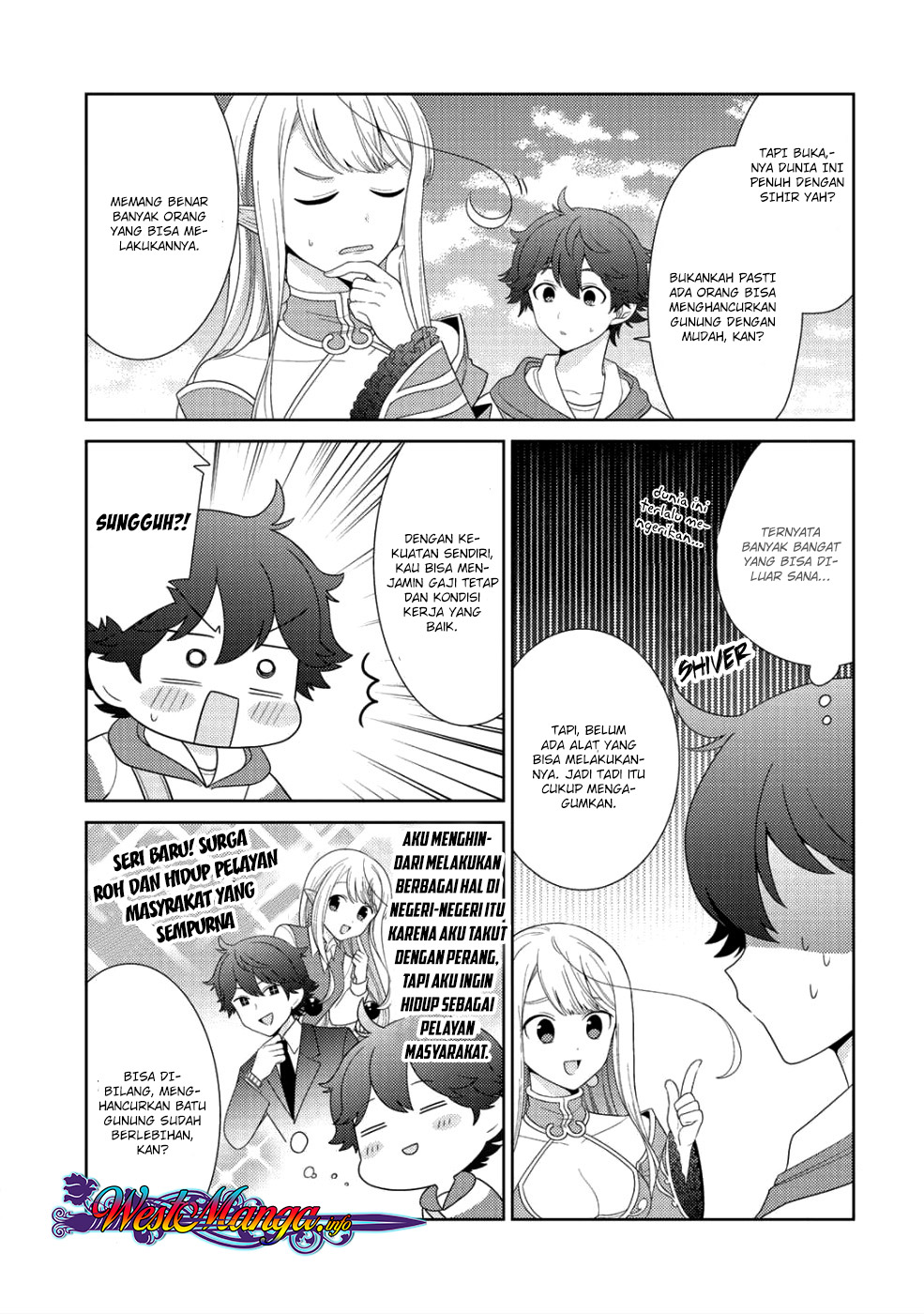 Seirei-tachi no Rakuen to Risou no Isekai Seikatsu Chapter 08 Gambar 4