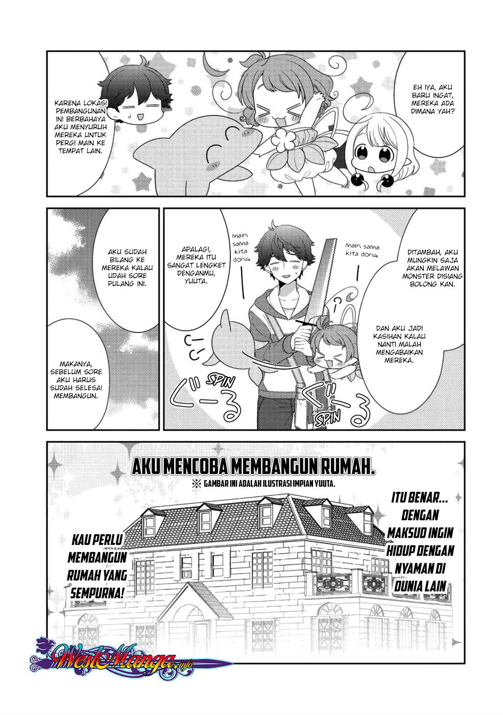 Seirei-tachi no Rakuen to Risou no Isekai Seikatsu Chapter 08 Gambar 10