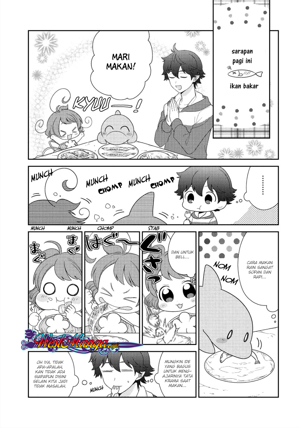 Seirei-tachi no Rakuen to Risou no Isekai Seikatsu Chapter 08 Gambar 17
