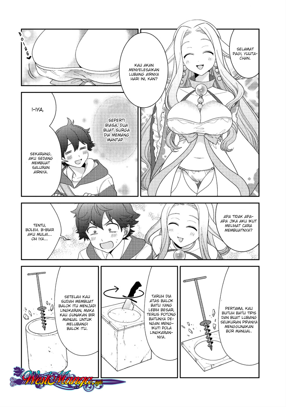 Seirei-tachi no Rakuen to Risou no Isekai Seikatsu Chapter 08 Gambar 18