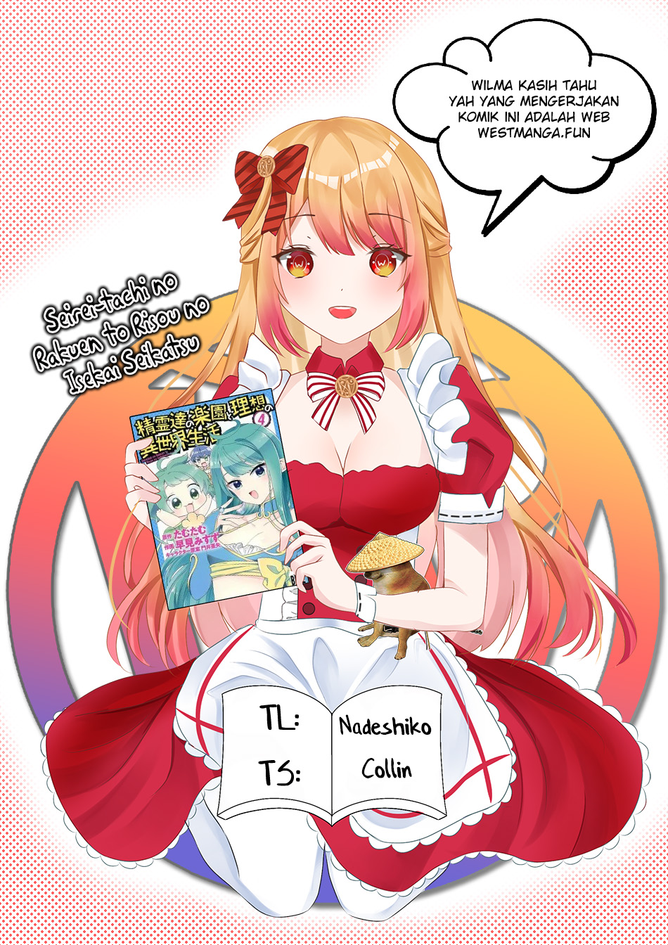Seirei-tachi no Rakuen to Risou no Isekai Seikatsu Chapter 53 Gambar 1